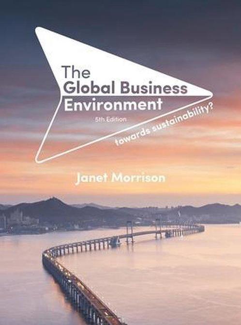 The Global Business Environment 9781352008975 Janet Morrison, Boeken, Overige Boeken, Gelezen, Verzenden
