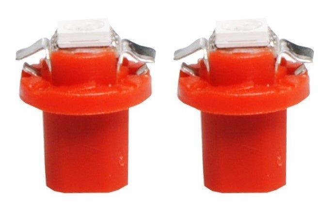 B8.5d auto lamp 2 stuks  rood | LED dashboardverlichting - k, Huis en Inrichting, Lampen | Overige, Nieuw, Verzenden