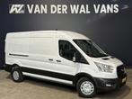 Ford Transit 2.0 TDCI 130pk L3H2 Euro6 Airco | Camera | Navi, Stof, Gebruikt, Wit, Dealer onderhouden