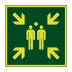 Verzamelplaats lichtgevend pictogram, Diversen, Verzenden, Nieuw