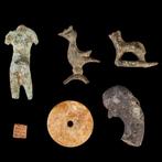 Oud-Romeins Verzameling van bronzen en botartefacten -, Antiek en Kunst
