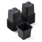 Kweekpotjes | Nature | 20 stuks (Vierkant, 6 x 7 x 7 cm), Tuin en Terras, Verzenden, Nieuw