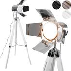 Vloerlamp - Staande lamp - 103-148 cm - Wit - Jago, Verzenden, Zo goed als nieuw