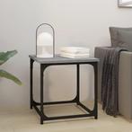 vidaXL Bijzettafel 40x40x40 cm bewerkt hout grijs sonoma, Minder dan 50 cm, 50 tot 100 cm, Verzenden, Nieuw