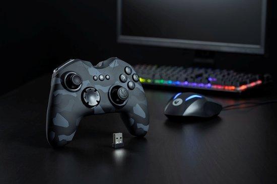 Nacon GC-200 - Draadloze PC Gaming Controller - Camo Grijs, Spelcomputers en Games, Spelcomputers | Overige Accessoires, Verzenden