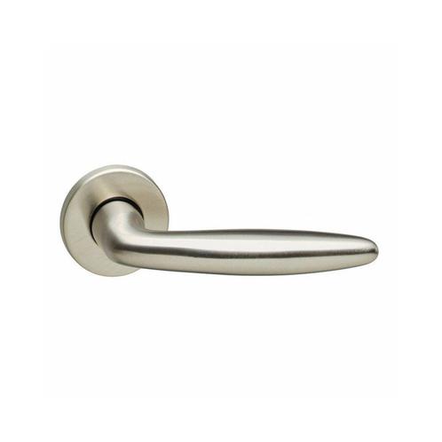 Intersteel Deurkruk Sigaar op rozet - nikkel mat, Doe-het-zelf en Verbouw, Hang- en Sluitwerk, Nieuw, Verzenden