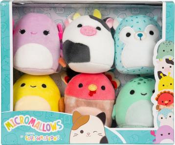 MicroMallows by Squishmallows 6,5cm 6 Pack Plush Cailey, beschikbaar voor biedingen