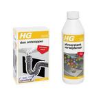 HG duo ontstopper + HG afvoerstankverwijderaar | Combideal, Huis en Inrichting, Schoonmaakartikelen, Verzenden