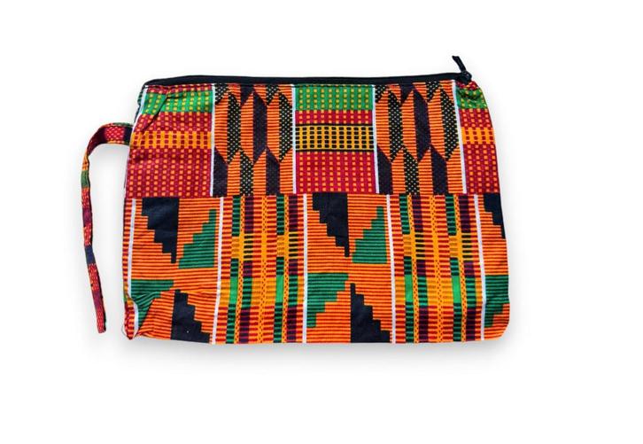Afrikaanse wax print Make-up tasje / handtasje / etui / potl, Sieraden, Tassen en Uiterlijk, Toilettassen, Nieuw, Ophalen of Verzenden