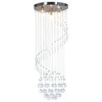 vidaXL Plafondlamp met kristallen kralen spiraal G9, Verzenden, Nieuw