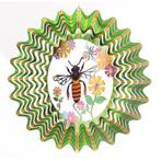 Windspinner, Spin Art, RVS, Bij/Bee, 12BEE09, Ø30CM, Verzenden, Nieuw