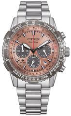Citizen CA4664-60X Navihawk Eco-Drive horloge, Staal, Staal, Verzenden, Nieuw