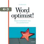 Word optimist! 9789020997309 Leo Bormans, Boeken, Verzenden, Gelezen, Leo Bormans