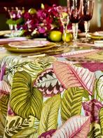 Bloemenprint tafelkleed met intense kleuren voor grote, Antiek en Kunst, Kunst | Designobjecten