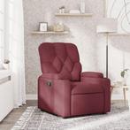 vidaXL Fauteuil verstelbaar stof wijnrood, Huis en Inrichting, Fauteuils, Verzenden, Nieuw