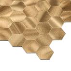 Zelfklevend Mozaïek Hexagon Gold, Huis en Inrichting, Ophalen of Verzenden, Nieuw