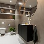 MONDIAZ TURE 80cm toiletmeubel urban. EDEN wastafel talc, Ophalen of Verzenden, Nieuw, Bad