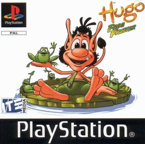Hugo Frog Fighter-Standaard (PlayStation 1) Gebruikt, Spelcomputers en Games, Games | Sony PlayStation 1, Zo goed als nieuw, Ophalen of Verzenden