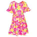 Verysimple • korte jurk met bloemen • 36 (IT42), Kleding | Dames, Jurken, Verzenden, Verysimple, Nieuw, Roze