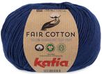 Katia Fair Cotton - 05 marineblauw - Biologisch Katoengare, Hobby en Vrije tijd, Breien en Haken, Ophalen of Verzenden, Nieuw