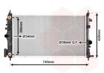 RADIATOR VOOR CHEVROLET MALIBU 2012-2015 1300290, Ophalen of Verzenden, Nieuw