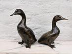 sculptuur, set grote eenden - 21 cm - Brons, Antiek en Kunst