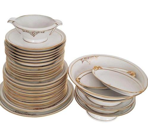 Limoges France - Paillet - Tafelservies - Porselein -, Antiek en Kunst, Antiek | Meubels | Tafels