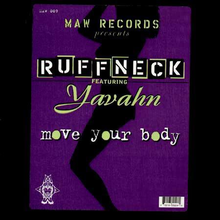 12 inch gebruikt - Ruffneck - Move Your Body, Cd's en Dvd's, Vinyl Singles, Zo goed als nieuw, Verzenden