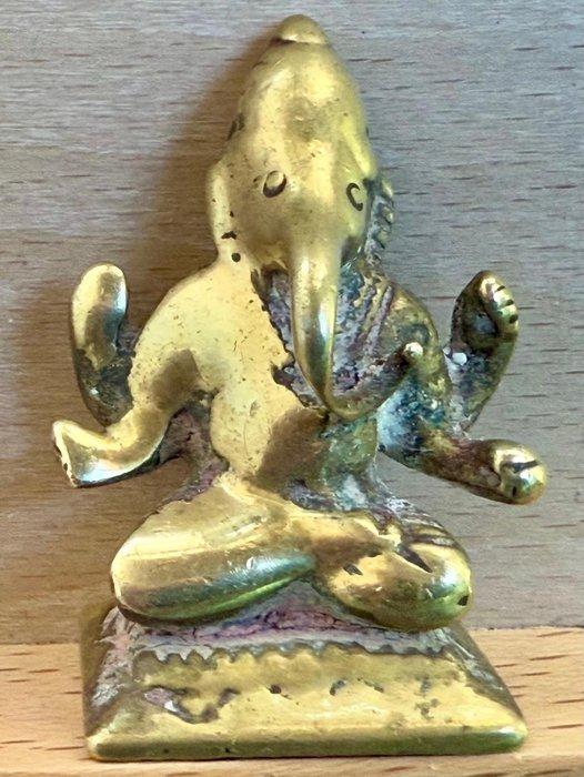 Ganesh - Messing - India - Grote Marathas (1674 - 1819), Antiek en Kunst, Kunst | Niet-Westerse kunst