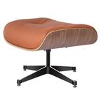 Lounge Fauteuil – Walnoothout &amp; Lichtbruine Koeienhuid, Verzenden, Nieuw