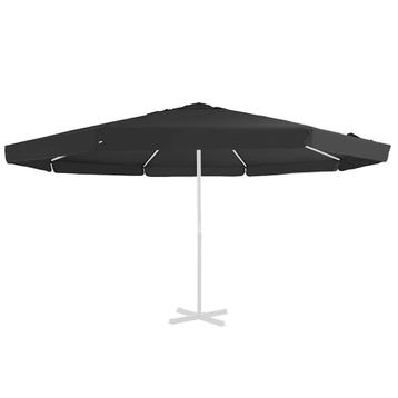 Vervangingsdoek Parasol Zwart 500cm | OP = OP! | -35% beschikbaar voor biedingen