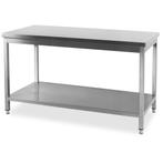 HCB Pro-line Werktafel - 140 x 70 x 60 cm - RVS, Verzenden, Nieuw in verpakking, RVS Meubilair