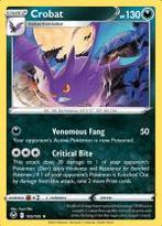 Crobat 105/195 holo Silver Tempest, Ophalen of Verzenden, Nieuw, Losse kaart, Foil