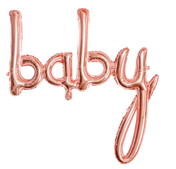 Jep-Party Baby Rose Folieballon, Kinderen en Baby's, Kraamcadeaus en Geboorteborden, Nieuw, Verzenden