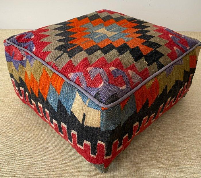 Kelim Poef - Kelim - 48 cm - 48 cm, Antiek en Kunst, Kunst | Designobjecten