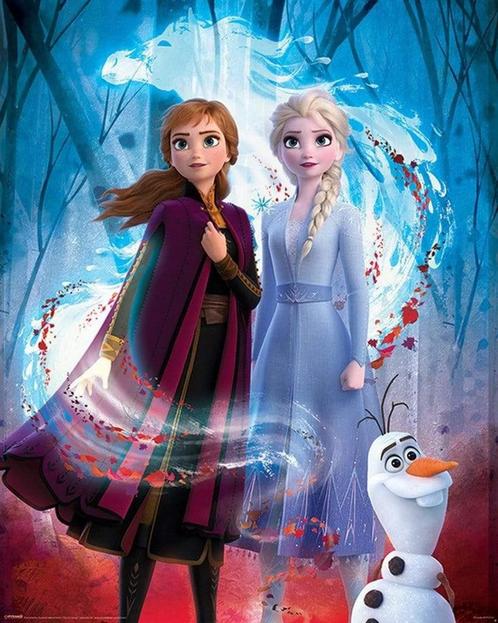 Poster Frozen 2 Guiding Spirit 40x50cm, Verzamelen, Posters, Nieuw, A1 t/m A3, Verzenden