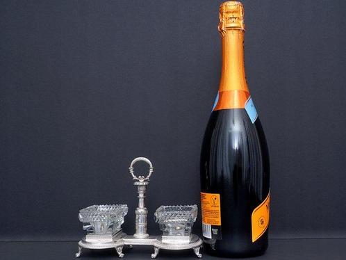 Peper- en zoutstel (2) - Elegante Franse 950 Zilveren en, Antiek en Kunst, Antiek | Goud en Zilver