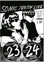 Posters - Poster Sonic Youth - Portland/ Seattle, Zo goed als nieuw, Verzenden