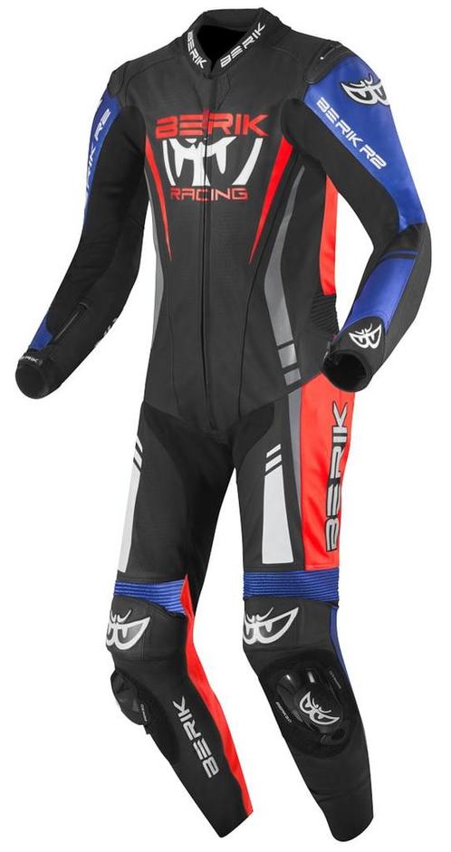 Berik Absolute GP Zwart Rood Blauw 1-Delig Motorpak, Motoren, Kleding | Motorkleding, Heren, Nieuw met kaartje, Overall, Verzenden