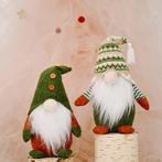 Gnoom kerst -  kerstkabouter - 12x22 cm - groen bruin, Diversen, Nieuw, Ophalen of Verzenden