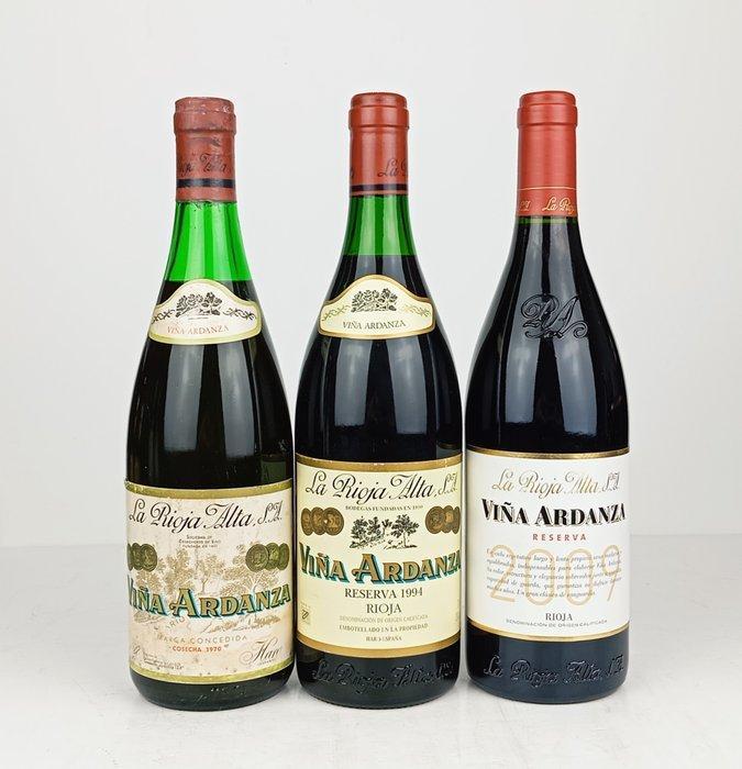 1970, 1994 & 2009 La Rioja Alta, Viña Ardanza - Rioja, Verzamelen, Wijnen