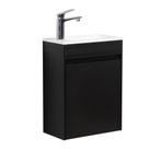 Toiletmeubel Sinta 40 x 22 cm Zwart Fonteinmeubel, Verzenden, Nieuw, Wastafel