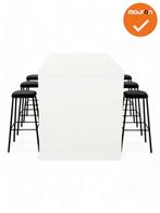 Hoge tafel WOOD - 220x100 cm - in 3 kleuren - NIEUW, Vergader- of Presentatieruimte, Ophalen of Verzenden, Nieuw zonder verpakking