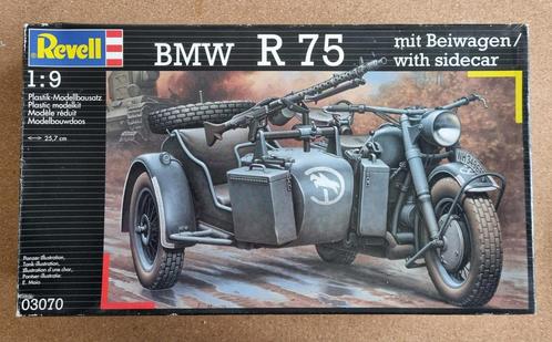 Revell 03070 BMW R 75 mit Beiwagen/with sidecar 1:9, Hobby en Vrije tijd, Modelbouw | Auto's en Voertuigen, Revell, Verzenden