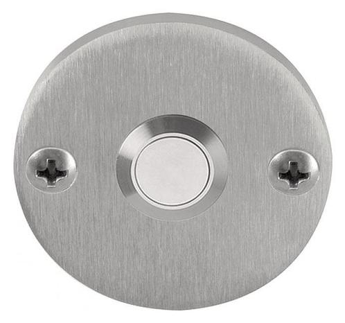 Beldrukker PIET BOON PB52 mat rvs 50 mm, Doe-het-zelf en Verbouw, Hang- en Sluitwerk, Verzenden