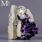 Fluoriet, Pyriet en Bariet – Zeldzame formatie uit Spanje -, Verzamelen, Mineralen en Fossielen