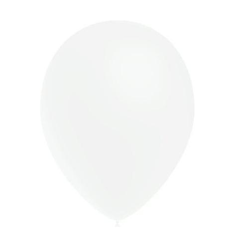 Witte Ballonnen Metallic 25cm 10st, Hobby en Vrije tijd, Feestartikelen, Nieuw, Verzenden