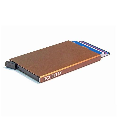 Figuretta Aluminium Hardcase RFID Cardprotector Brons, Sieraden, Tassen en Uiterlijk, Portemonnees, Overige kleuren, Nieuw, Overige merken