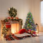 Kerstboom met verlichting - Kunstkerstboom - 150 cm - Met st, Verzenden, Zo goed als nieuw