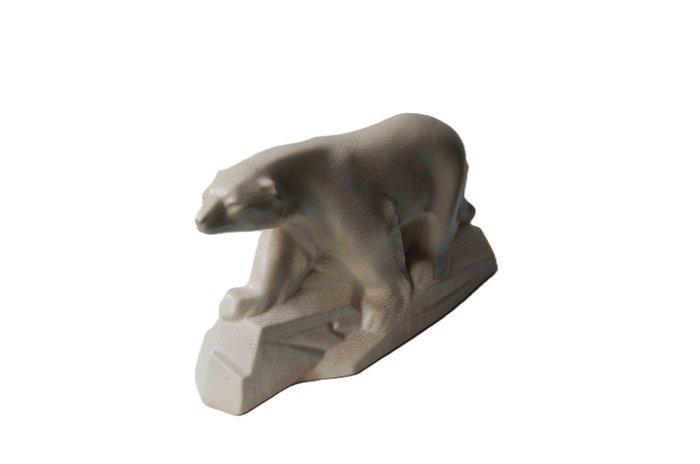 DAX - sculptuur, Art Deco ijsbeer - 23 cm - Keramiek - 1930, Antiek en Kunst, Antiek | Glas en Kristal